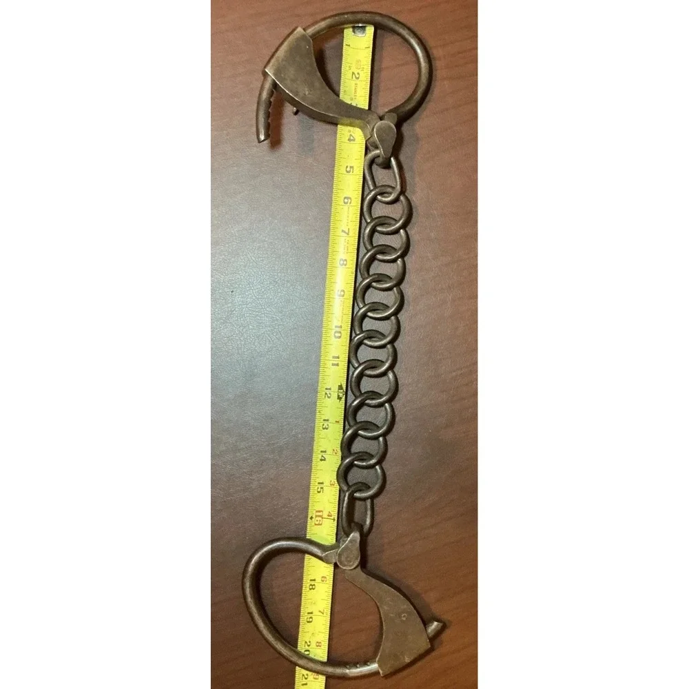 Vintage Iron Hand Forged Leg Shackles